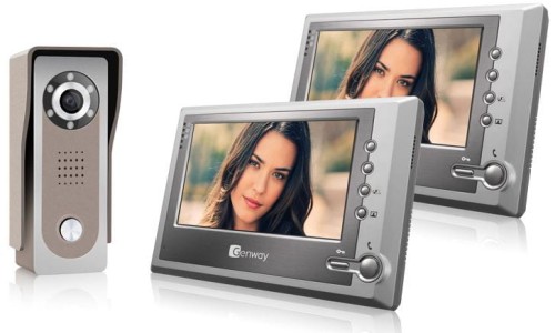 Wideodomofon Genway z dwoma monitorami