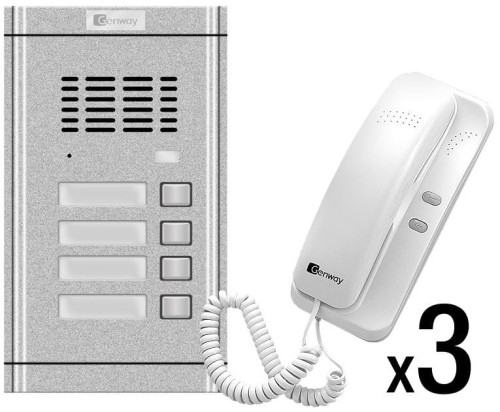 Domofon trzy rodzinny Genway WL-02NE-03