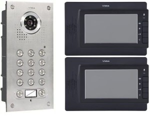 Wideodomofon dwurodzinny 2x brama szyfrator