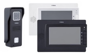 Wideodomofon Vidos dwa monitory LCD 7+kamera