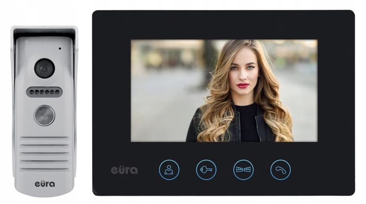 Wideodomofon IP WI-FI Android iOS Eura furtka+brama