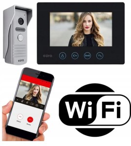 Wideodomofon IP WI-FI Android iOS Eura furtka+brama