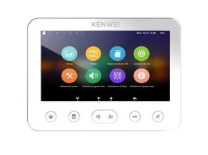 Kenwei wideomonitor głośnomówiący KW-E706FC/W200-W
