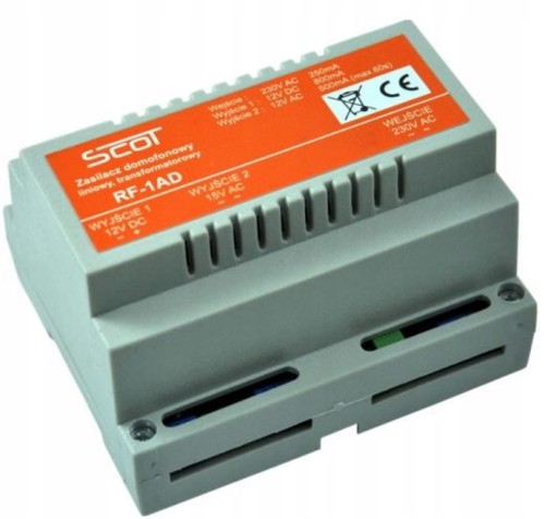 COMMAX AC/DC Zasilacz transformatorowy 12V