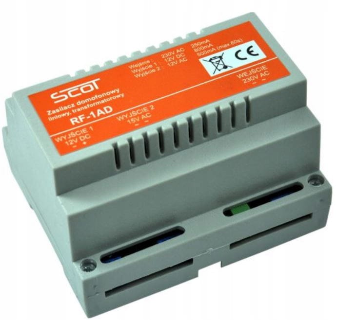COMMAX AC/DC Zasilacz transformatorowy 12V