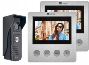 Wideodomofon dwa monitory Eura Mars Duo