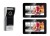 ViDiLINE VIDI-VDP-7S-B-2 wideodomofon z
2 monitorami 7" Black