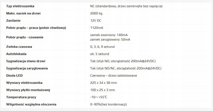 Scot EB-1700 elektrozamek trzepieniowy