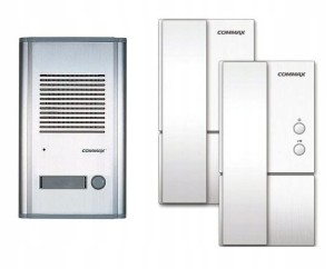 Commax DR-201A DP-LA01 domofon 2 x unifon interkom