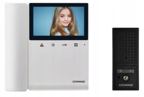 COMMAX CDV-43K/DRC-
4CPN2WIDEODOMOFON SŁUCHAWKOWY
4,3" Z KAMERĄ NATYNKOWĄ