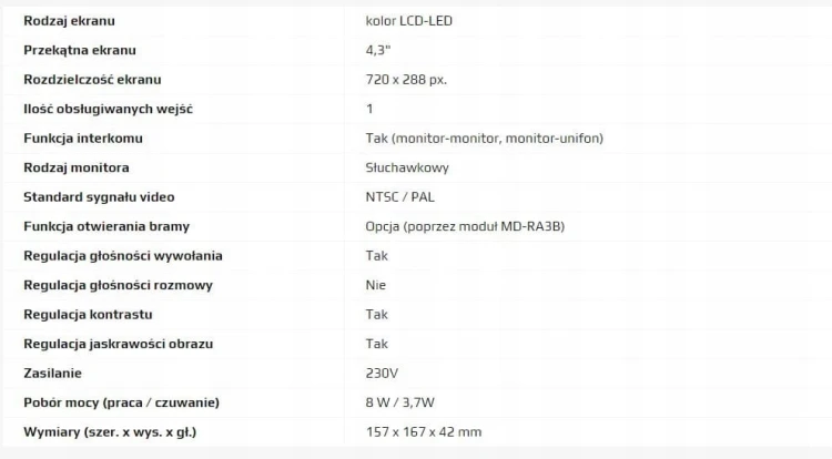 COMMAX CDV-43KM