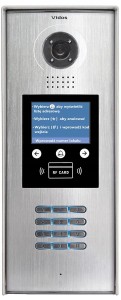 Vidos S1600 stacja bramowa wideodomofonu RFID