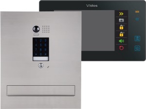 Skrzynka z wideodomofonem Vidos Duo S1401D-SKM /B