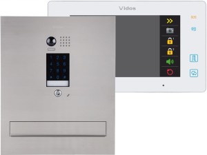 Skrzynka z wideodomofonem Vidos Duo S1401D-SKM 