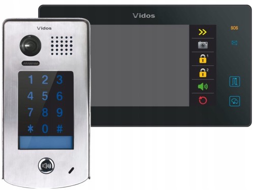 Wideodomofon Vidos DUO M1021B / S1301D