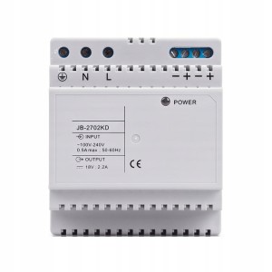 Zasilacz do wideodomofonów serii 2Wires, 18VDC, 2