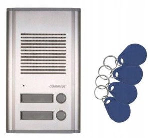 Commax DR-201AG/RFID stacja dwuabonentowa, czytnik