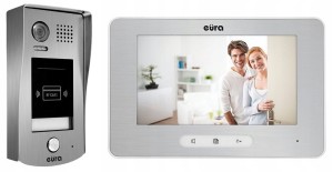 Eura zestaw wideodomofon natynkowy RFID