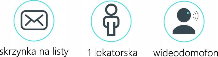 S551-SKP Skrzynka na listy z wideodomofonem
