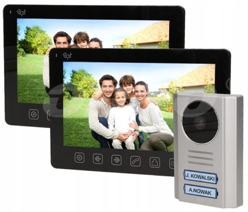 Zestaw wideodomofonowy 2-rodzinny Orno Pars Multi