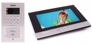 Wideodomofon - 7cali N75B No18pc+3xbrelok czytnik