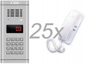 Zestaw domofonowy 25 rodzinny Genway WL-03NL