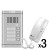 Genway WL-02NE-4
zestaw domofonowy 3-rodzinny
