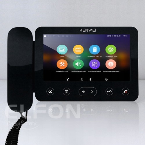 Wideodomofon KW-E705FC/W200-B KENWEI