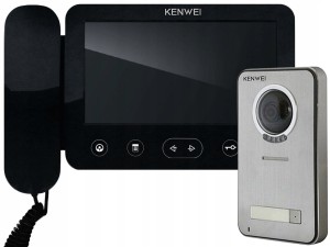 Kenwei KW-E705FC/W100-B wideodomofon+S201C-1BS
