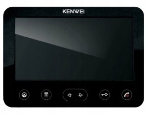 Kenwei wideomonitor głośnomówiący KW-E706FC/W200-B