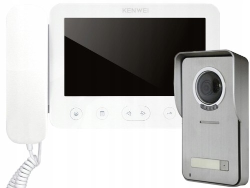 Wideodomofon KENWEI KW-E705FC/W100-W
/ S201C-1BS-D