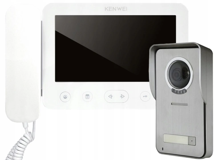 Wideodomofon KENWEI KW-E705FC/W100-W
/ S201C-1BS-D