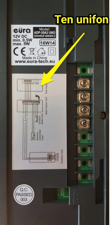 Unifon Eura ADP-30A3 UNO opcjonalny