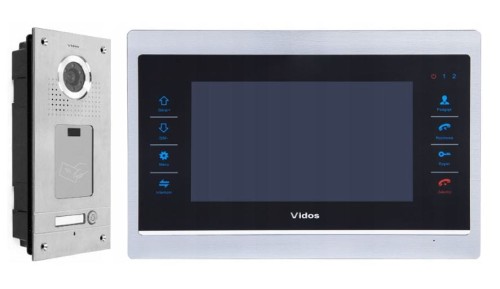M901S Monitor wideodomofonu
CCTV PAMIĘĆ 7'' +
S561A – Stacja bramowa z wbudowanym 
czytnikiem RfID