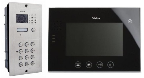 Wideodomofon Vidos M670B
+ stacja bramowa S601D-2 z szyfratorem