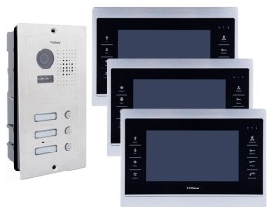 Wideodomofon trzy rodzinny Vidos S603 3xM901-S