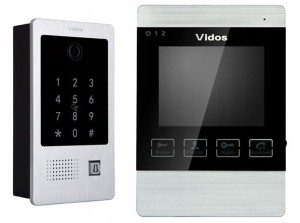 Wideodomofon 4 cali Vidos M904S/S20DA nagrywa film