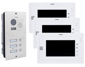 Vidos stacja bramowa 3-abonentowa S603/3xM323W