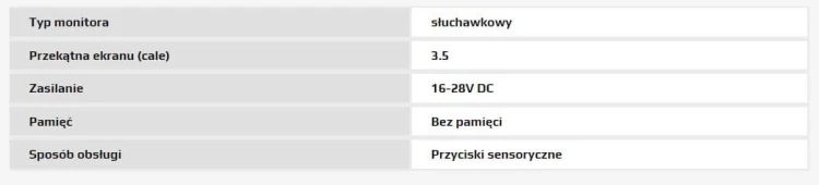 COMMAX CDV-35A(DC) MONITOR 3,5"