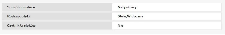 DRC-40KPT COMMAX KAMERA NATYNKOWA SZEROKOKĄTNA
