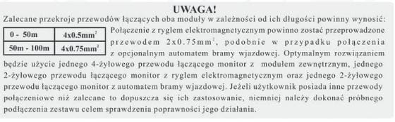 Informacja kamera Eura VDA-24A3