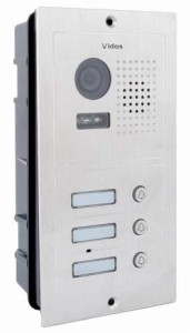 Vidos stacja bramowa z kamerą 3-abonentowa S603