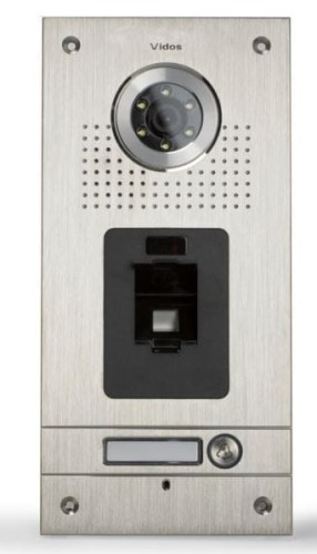 Stacja bramowa Vidos S561Z czytnik linii 
papilarnych.