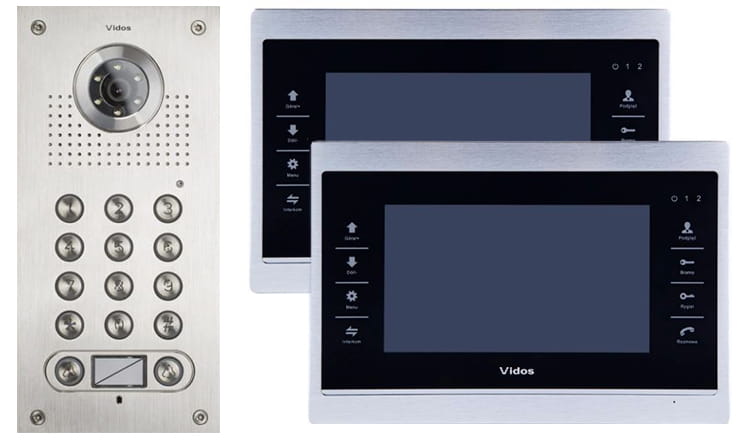 Wideodomofon Vidos M901 / S562D 2-rodzinny z
szyfratorem