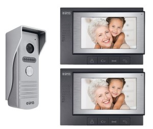 Wideodomofon Videodomofon z 2 monitorami 7cali