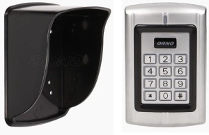 Zamek szyfrowy + daszek + czytnik Orno OR-ZS-802
