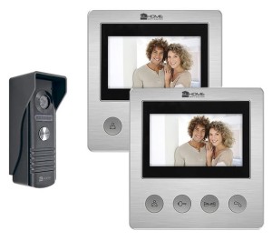 Wideodomofon Videodomofon z 2 monitorami