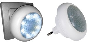 Lampka nocna LED z czujnikiem ruchu zmierzchu 0,5W