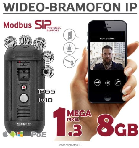 Wideodomofon IP SAFE S06MP