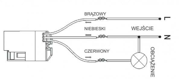 Miniaturowy czujnik ruchu PIR ORNO OR-CR-211